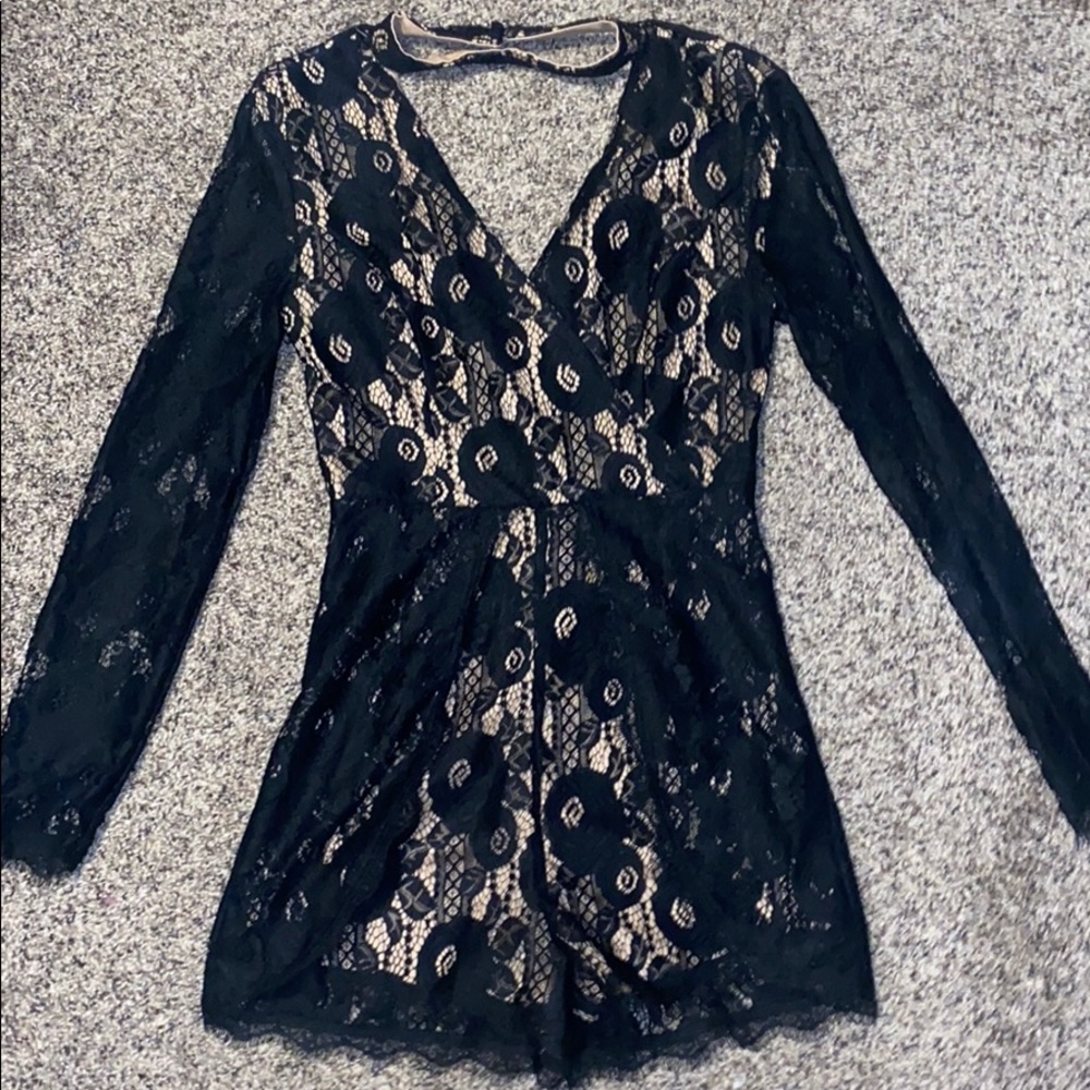 Lace romper